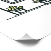 Muttertagsgeschenk | Mama Mein Sonnenschein Poster (Ecke)