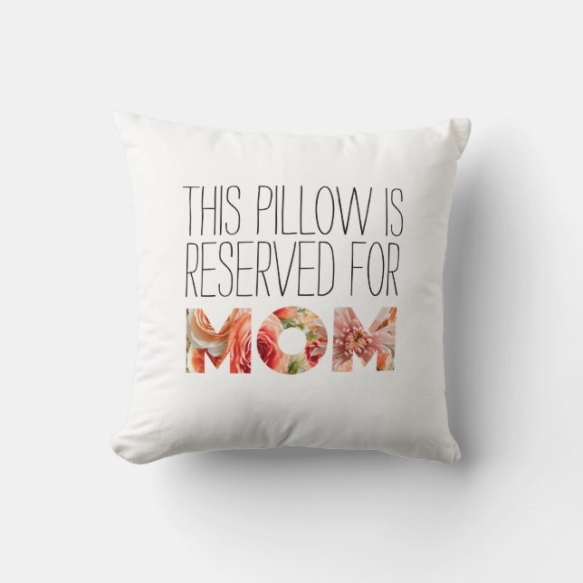 Muttertagsgeschenk Mama Schriftart Kissen (Vorderseite)