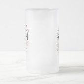 Muttertagsgeschenk Mattglas Bierglas (Mittel)