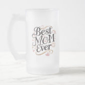 Muttertagsgeschenk Mattglas Bierglas (Links)
