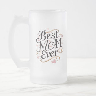 Muttertagsgeschenk Mattglas Bierglas