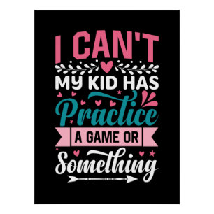 Muttertagsgeschenk Mein Kind hat ein Spiel train Poster