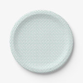 Muttertagsgeschenk | Mint Daisies Pappteller (Vorderseite)