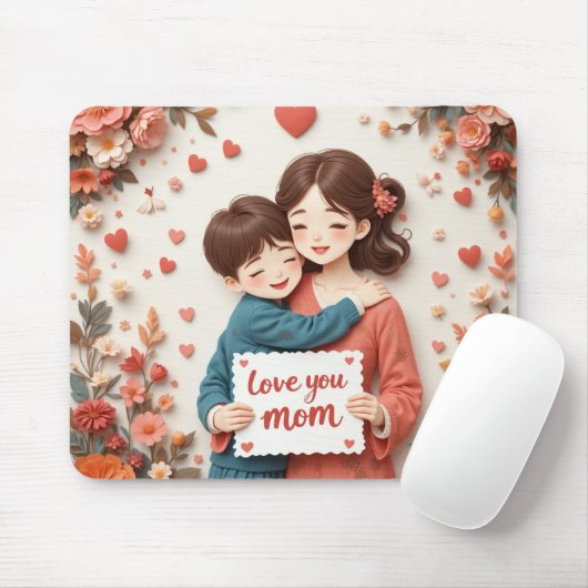 Muttertagsgeschenk Mousepad (Mit Mouse)