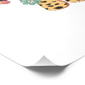 Muttertagsgeschenk | Nana Blume Poster (Ecke)