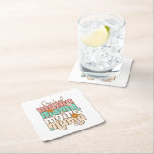 Muttertagsgeschenk | One Love Mama Rechteckiger Pappuntersetzer (Vor Ort)