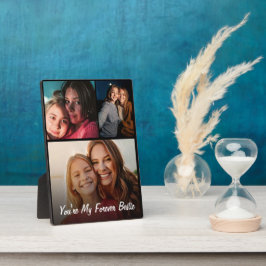 Muttertagsgeschenk - Personalisierte FotoCollage Fotoplatte