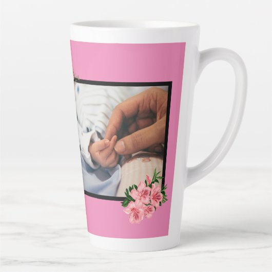 Muttertagsgeschenk_Personalisierte Latte-Tasse Milchtasse (Rechts)