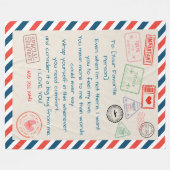 Muttertagsgeschenk - Personalisierte Mama Deckeln Fleecedecke (Vorderseite (Horizontal))