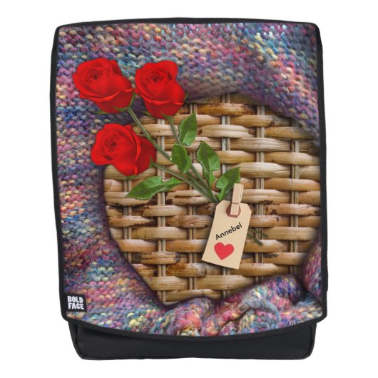 Muttertagsgeschenk Rucksack (Vorderseite)