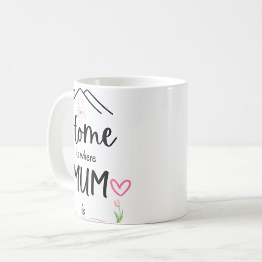 Muttertagsgeschenk Tasse (Vorderseite Links)