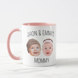 Muttertagsgeschenk Tasse, Personalisiertes Gesicht Tasse