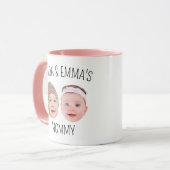 Muttertagsgeschenk Tasse, Personalisiertes Gesicht Tasse (Vorderseite Links)