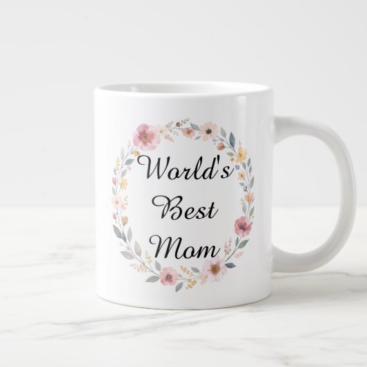 Muttertagsgeschenk: "Weltbeste Mutter" Jumbo-Tasse (Rechts)