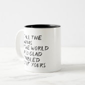 Muttertagsgeschenk Zweifarbige Tasse (Vorderseite Links)