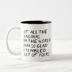 Muttertagsgeschenk Zweifarbige Tasse