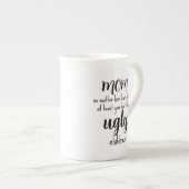 Muttertagsgeschenke für Mama Kaffee Porzellantasse (Vorderseite Rechts)