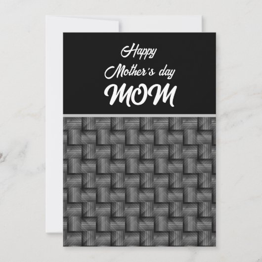 MUTTERTAGSGESCHENKE MAMA GESTALTET FEIERTAGSKARTE (Vorderseite)