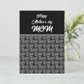 MUTTERTAGSGESCHENKE MAMA GESTALTET FEIERTAGSKARTE (Stehend Vorderseite)