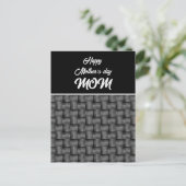 MUTTERTAGSGESCHENKE MAMA GESTALTET POSTKARTE (Stehend Vorderseite)