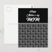 MUTTERTAGSGESCHENKE MAMA GESTALTET POSTKARTE (Vorne/Hinten)