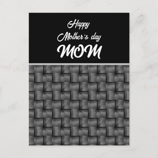 MUTTERTAGSGESCHENKE MAMA GESTALTET POSTKARTE (Vorderseite)