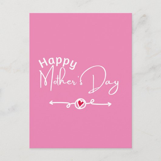 Muttertagsgeschenke Postkarte (Vorderseite)