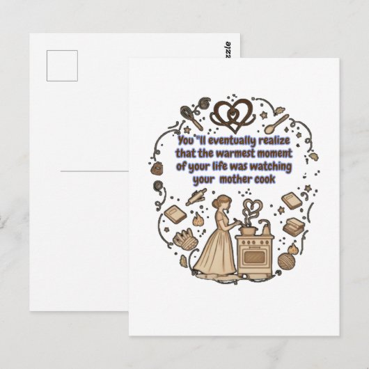 Muttertagsgeschenke Postkarte (Vorne/Hinten)