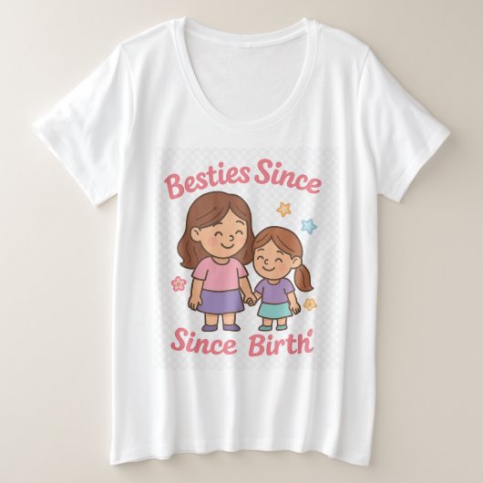 Muttertagsgrafik Große Größe T-Shirt (Design vorne)