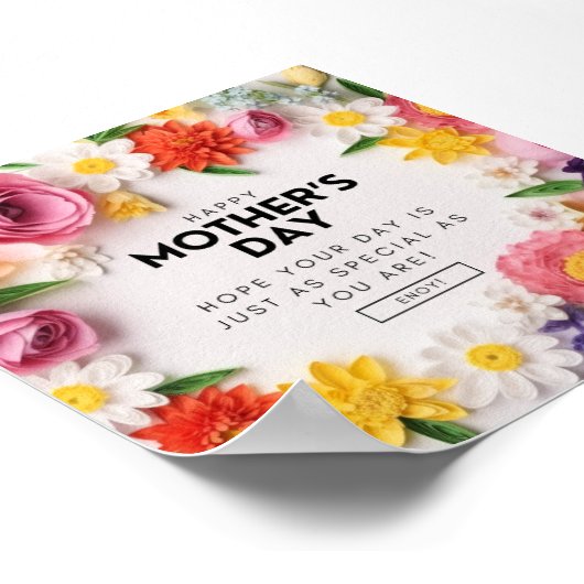 MUTTERTAGSGREETINGS ONLINE + POSTER (Ecke)