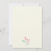 Muttertagsgrüße Einladung (Rückseite)