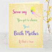 Muttertagsgrüßen Karte (Gelbe Blume)