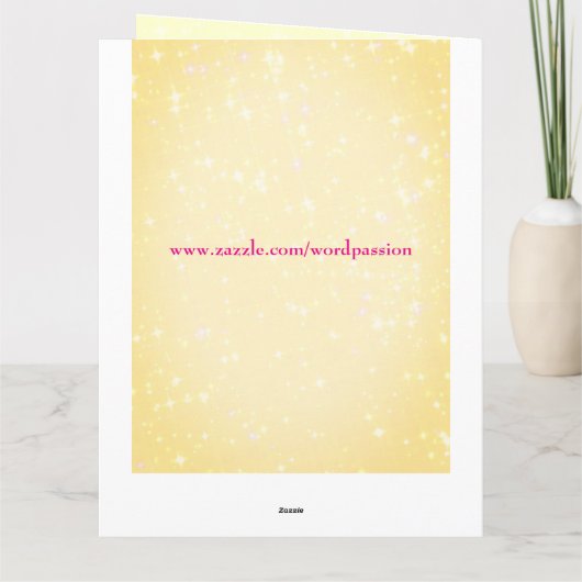 Muttertagsgrüßen Karte (Rückseite)