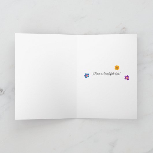 Muttertagsgrußkarte oder Geburtstagskarte Karte (Innenseite)