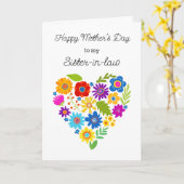 Muttertagsgrußkarte oder Geburtstagskarte Karte (Gelbe Blume)