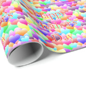Muttertagshöre Geschenkpapier (Rolleneckpunkt)