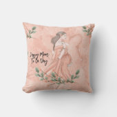 Muttertagsjubiläum Mama zu Peach Kissen (Vorderseite)