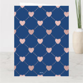 Muttertagsjubiläum mit sentimentaler Botschaft Karte (Rückseite)