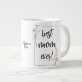 Muttertagskaffee-Tasse Jumbo-Tasse (Vorderseite Rechts)