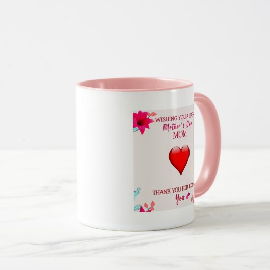 Muttertagskaffee-Tasse Tasse (VorderseiteRechts)