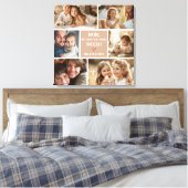 Muttertagskaninchen drucken Foto Collage Geschenk Leinwanddruck (Insitu (Schlafzimmer))