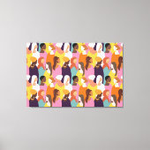 Muttertagskaninchen Leinwanddruck (Vorderseite)