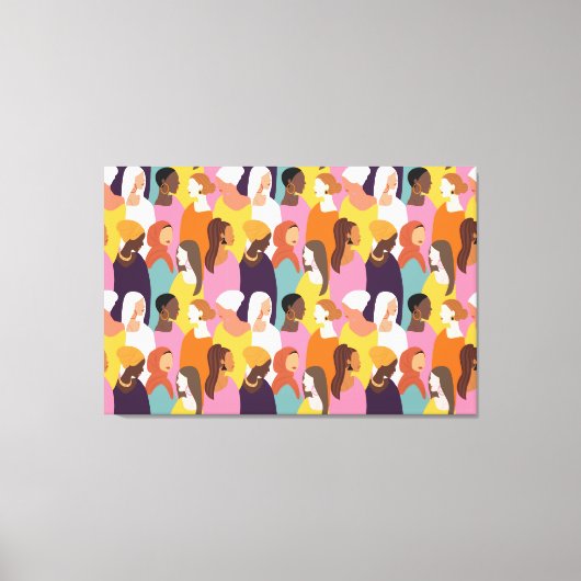 Muttertagskaninchen Leinwanddruck (Vorderseite)