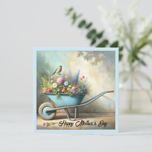 Muttertagskarte (Stehend Vorderseite)