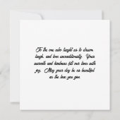 Muttertagskarte (Rückseite)