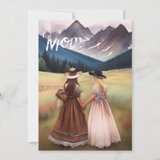 Muttertagskarte (Vorderseite)