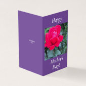 Muttertagskarte (Vorderseite)