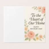 Muttertagskarte (Außenseite Aufgefaltet)