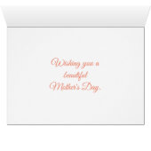 Muttertagskarte (Innenansicht Horizontal (Unten))