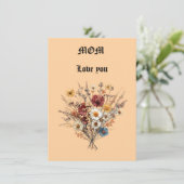 Muttertagskarte (Stehend Vorderseite)